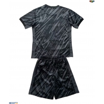 Otroški Nogometni dresi Brazilija Vratar Gostujoči Copa America 2024 Kratek Rokav (+ Kratke hlače)